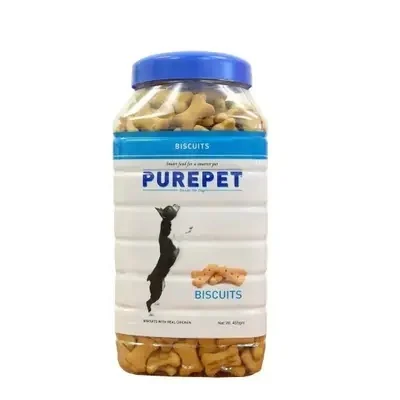 PUREPET TREAT MILK FLAVOUR BISCUIT 455 GRM